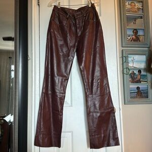 Genuine Leather Pants